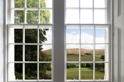 Countryside views at Quarter House, Scottish Borders