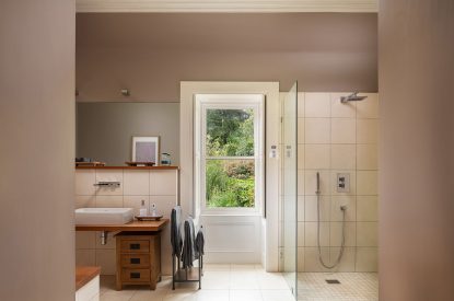 A bathroom at Quarter House, Scottish Borders