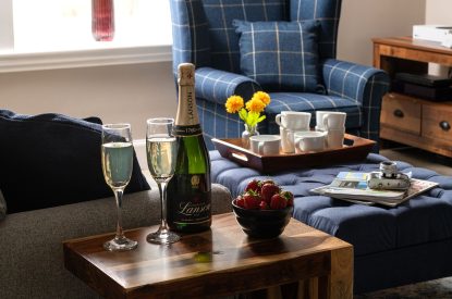 The sitting room at Quarter House, Scottish Borders