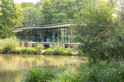 The lake at The Bridge House, Hampshire