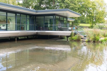 The lake at The Bridge House, Hampshire