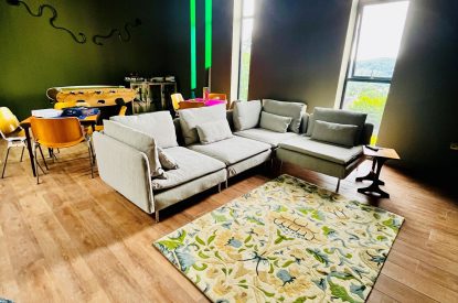 The games room at Crescent House, Lake District