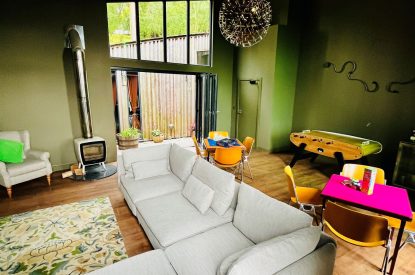 The games room at Crescent House, Lake District