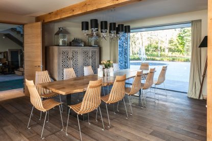 The dining room at Lake View Lodge, Lake District