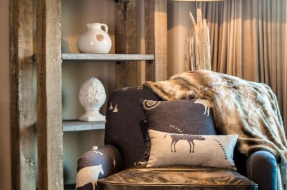 The living space at Lake View Lodge, Lake District