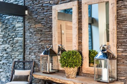 The entrance hall at Lake View Lodge, Lake District