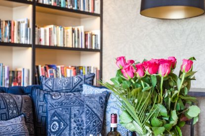 The snug area at Lake View Lodge, Lake District