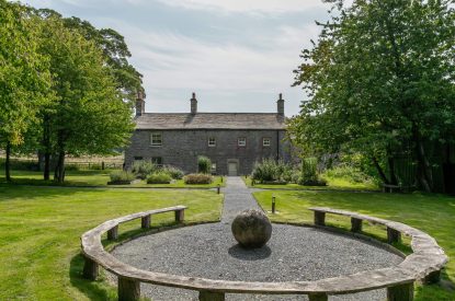 The gardens at Wrenstone House, Yorkshire Dales