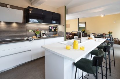 The kitchen at Riverside Mill, Cumbria