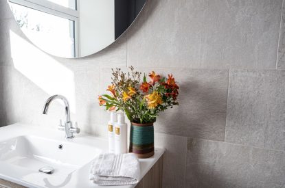 The bathroom at Riverside Mill, Cumbria