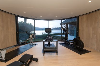 The gym at Lake View Lodge, Lake District