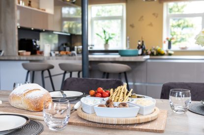 The kitchen at Upper Riverside Mill, Lake District