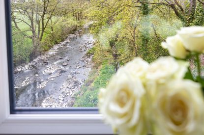 Riverside views at Upper Riverside Mill, Lake District