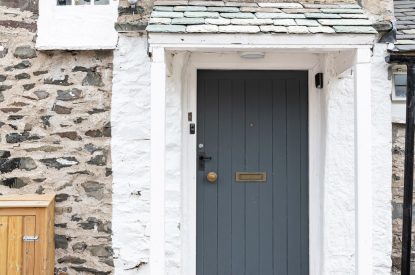 The entrance at Upper Riverside Mill, Lake District