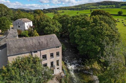 Countryside views at Riverside Mill, Cumbria