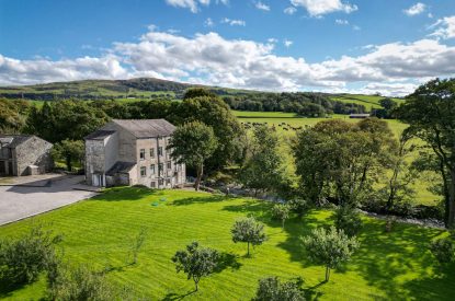 The shared orchard at Upper Riverside Mill, Lake District