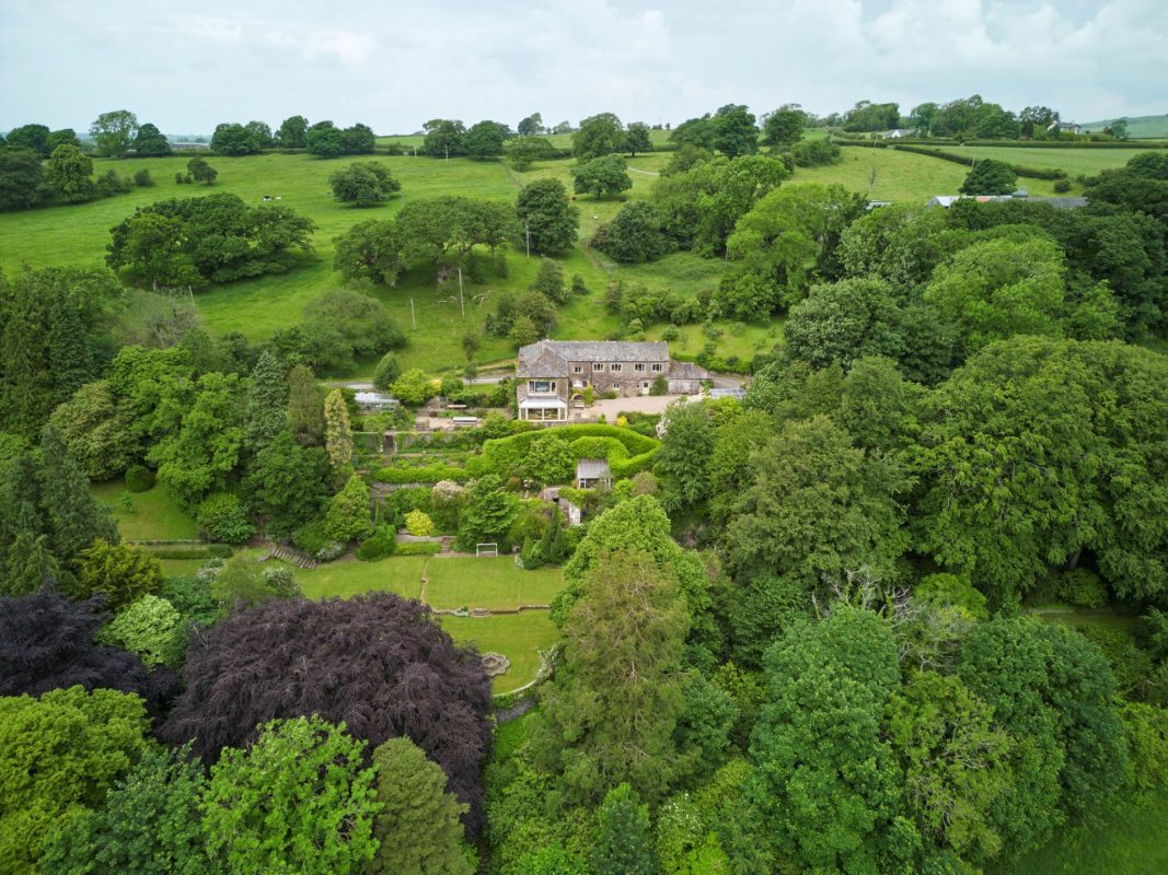 Aerial view of Mawson Hall, Lake District