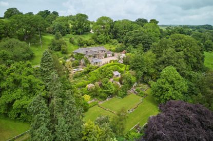 The grounds at Mawson Hall, Lake District