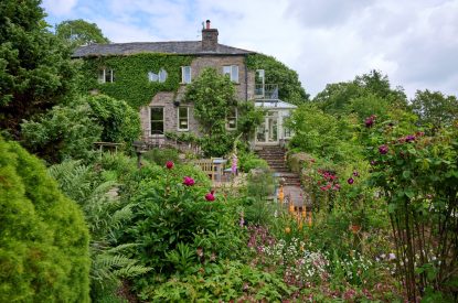 The gardens at Mawson Hall, Lake District