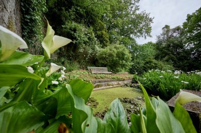 The gardens at Mawson Hall, Lake District