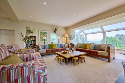 The conservatory at Mawson Hall, Lake District