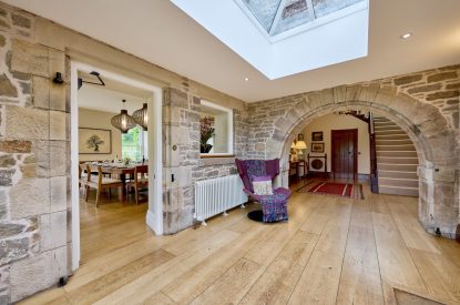 The hall at Mawson Hall, Lake District