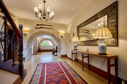 The hallway at Mawson Hall, Lake District