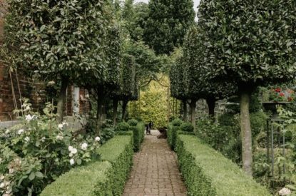 The gardens at Topiary Hall, Lincolnshire