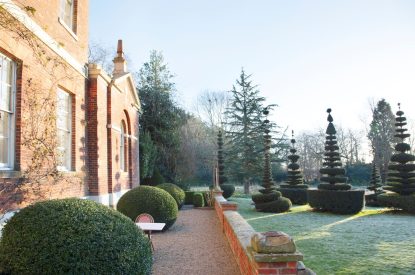 The topiary garden at Topiary Hall, Lincolnshire