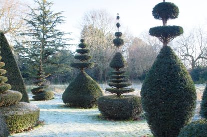 The topiary garden at Topiary Hall, Lincolnshire