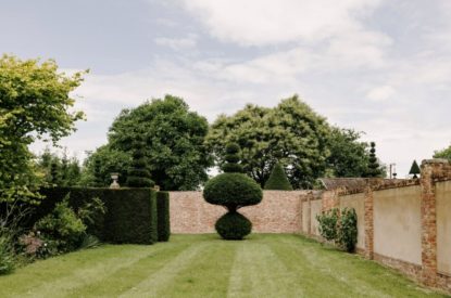 The extensive gardens at Topiary Hall, Lincolnshire