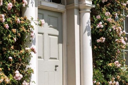 The entrance to Topiary Hall, Lincolnshire