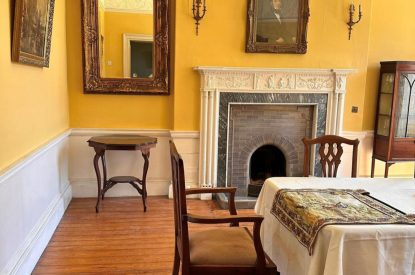The dining room at Topiary Hall, Lincolnshire