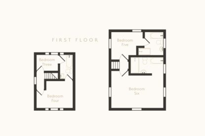 The floorplan for Elysium House, Yorkshire Dales