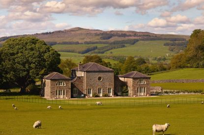 The grounds surrounding Elysium House, Yorkshire Dales