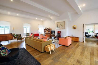 The living room at Elysium House, Yorkshire Dales