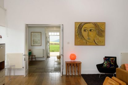 The living space at Elysium House, Yorkshire Dales