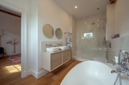 A bathroom at Elysium House, Yorkshire Dales