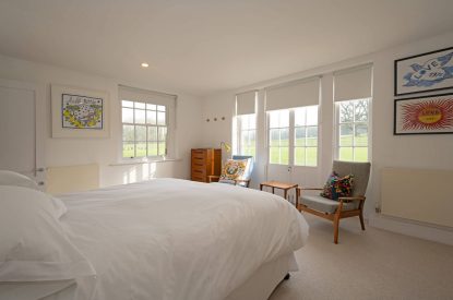 A super-king size bedroom at Elysium House, Yorkshire Dales