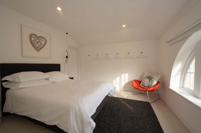 A super-king size bedroom at Elysium House, Yorkshire Dales