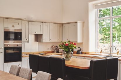 The kitchen at Plum Cottage, Lake District