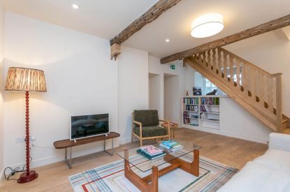 The sitting room at Stone Farmhouse, Yorkshire Dales