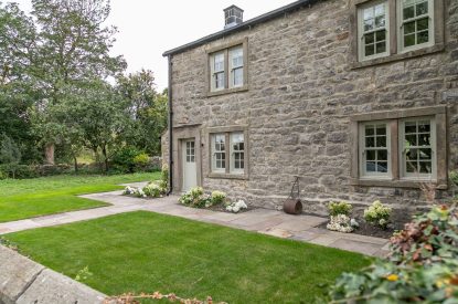 The garden at Stone Farmhouse, Yorkshire Dales