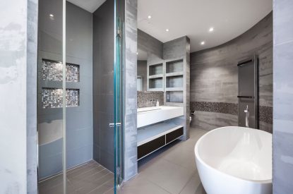 A bathroom at Lunar, Hertfordshire
