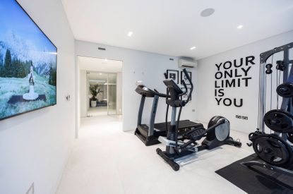 The gym at Lunar, Hertfordshire