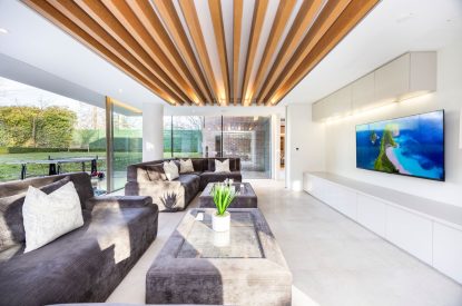 The lounge at Lunar, Hertfordshire