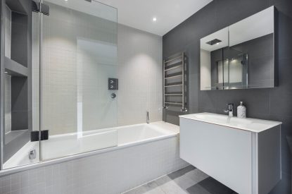 A bathroom at Lunar, Hertfordshire