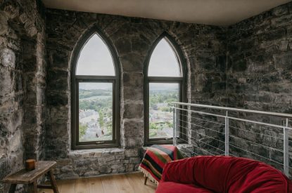 Countryside views at Crieff Tower, Perthshire