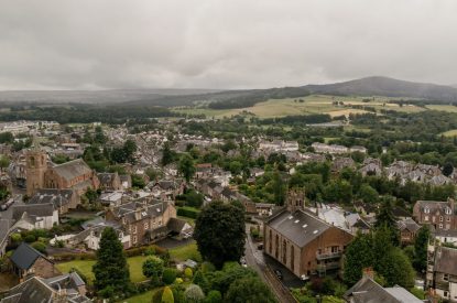 The local area at Crieff Tower, Perthshire