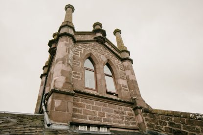 The exterior of Crieff Tower, Perthshire